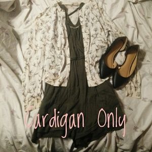 LOFT floral cardigan